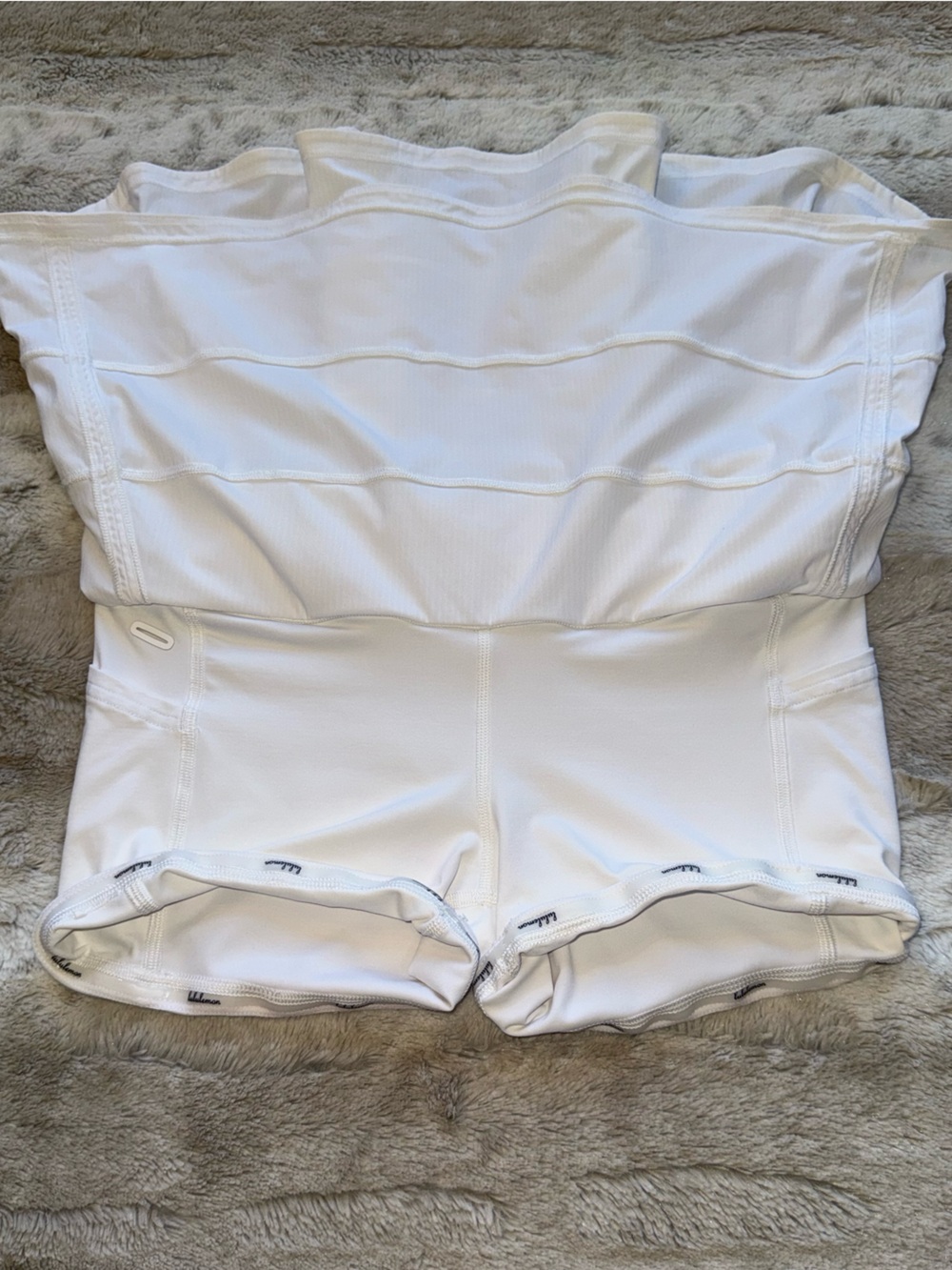 Lululemon Pace Rival Skirt *4-way Stretch in White Size 4 - Picture 6 of 12